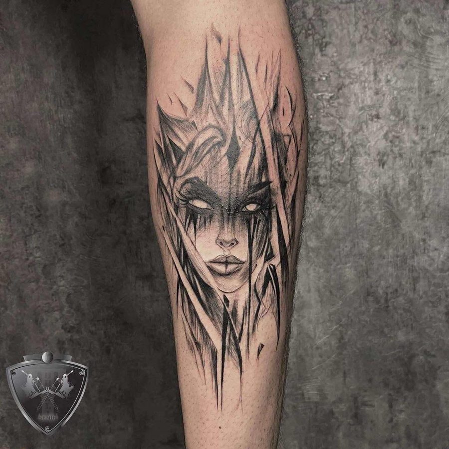 Karanlık Yüz Sketch